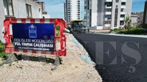 Dolunay sıcak asfaltlarla nakış gibi süsleniyor Dolunay sıcak asfaltlarla nakış gibi süsleniyor