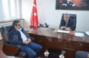 GNE GAZETES'NDEN KAYMAKAM'A ZYARET