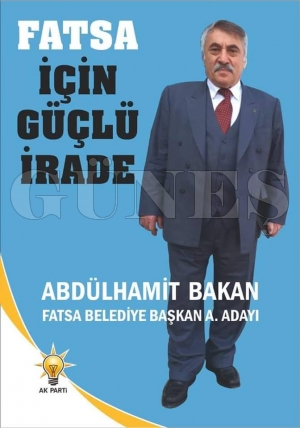 Abdulhamit Bakan, “Fatsanın Kayıp Yıllarını Telafi Etmeye Talibim” Abdulhamit Bakan, “Fatsanın Kayıp Yıllarını Telafi Etmeye Talibim”