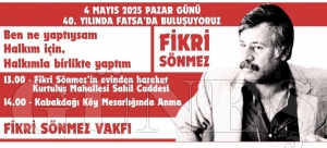 Fikri S�nmez  40. �l�m y�ld�n�m�nde Kabakda�� mahallesindeki mezar� ba��nda an�lacak