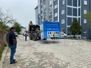 Fatsa�da mobil at�k getirme merkezleri yayg�nla��yor