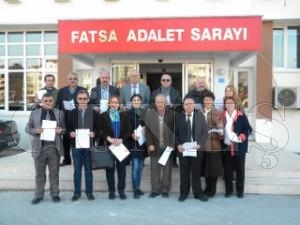 Cumhuriyet Halk Partisi üyesi grup, Fatsa Cumhuriyet Savcılığı'na şikayet dilekçesi verdiler.“TÜRK HALKI OLARAK BU İFADELERİ ASLA KABUL ETMİYORUZ”