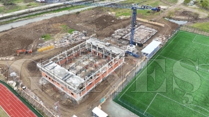 Eskipazar spor kompleksinin in�as� s�r�yor