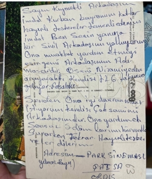 Fatsadan stanbula giden bir mektup,  yllar sonra Bit Pazarnda ortaya kt