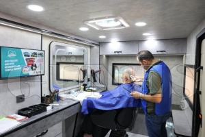 Hami amcanın mobil kuaför sevinci Hami amcanın mobil kuaför sevinci