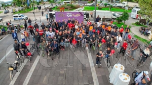 Fatsada Avrupa hareketlilik haftas bisiklet turu