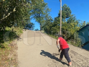 Fatsann krsal blgelerinde yollar daha gvenli hale getiriliyor