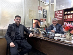 Fatsa PTT mdr Ali Ermez  Gne gazetesini ziyaret etti