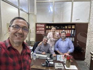 Karaolanolu iftinden Gne Gazetesine Ziyaret