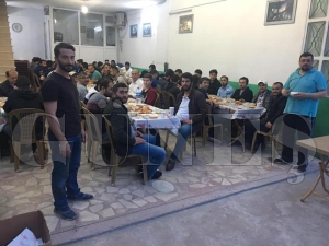 Büyük sanayi sitesinde Kardeşlik sofrası kuruldu Büyük sanayi sitesinde Kardeşlik sofrası kuruldu