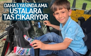 5 yaşındaki afacan operatör, boyundan büyük işlere imza atıyor 5 yaşındaki afacan operatör, boyundan büyük işlere imza atıyor