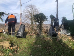 Fatsa Belediyesi�nden k��e bucak temizlik �al��mas�