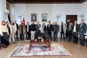 Fatsa Gazeteciler ve Bas�n Derne�i�nden Vali Erol�a ziyaret