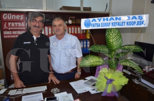 Başkan Ayhan Baş’dan gazetemize ziyaret Başkan Ayhan Baş’dan gazetemize ziyaret