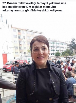 FATSALI ADAY ADAYI HAMİDE AYDEMİR DEMİR'DEN TEŞEKKÜR FATSALI ADAY ADAYI HAMİDE AYDEMİR DEMİR'DEN TEŞEKKÜR