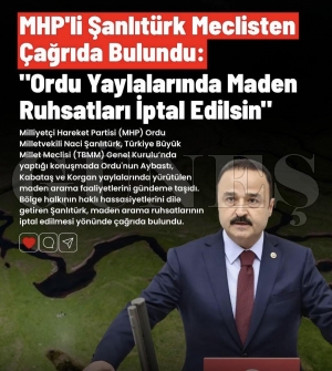 MHP Ordu Milletvekili �anl�t�rk 