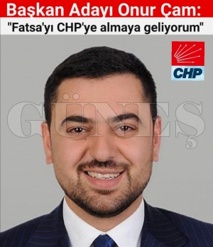 CHP Fatsa İlçe Başkanı adayı Avukat Onur Çam CHP Fatsa İlçe Başkanı adayı Avukat Onur Çam
