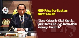 MHP FATSA LE BAKANI  MURAT KAAK 