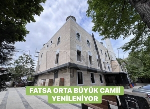 Fatsa Orta b�y�k camii yenileniyor