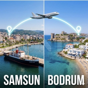 Samsun�dan Bodrum�a Direkt U�u�lar Ba�l�yor