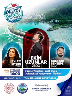Yal�k�y�de Kabotaj bayram� co�kusu ekin uzunlar konseriyle zirveye ��kacak
