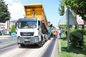 Fatsa sahil karayolunda yenileme �al��malar�nda sona gelindi