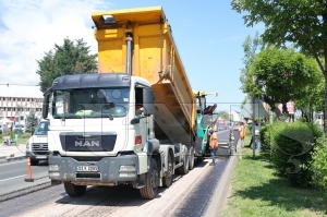 Fatsa sahil karayolunda yenileme �al��malar�nda sona gelindi