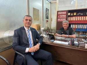 TEB Fatsa �ube m�d�r� Mehmet Ayd�k gazetemizi ziyaret etti