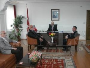MHP Ordu Milletvekili Aday Onur Sarhan'dan  Kaymakam Yurdaer'e Ziyaret