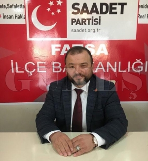 SAADET PARTİSİ FATSA İLÇE BAŞKANI İSMAİL KOÇAN : HERKES, POTANSİYEL BİR ENGELLİ ADAYIDIR. SAADET PARTİSİ FATSA İLÇE BAŞKANI İSMAİL KOÇAN : HERKES, POTANSİYEL BİR ENGELLİ ADAYIDIR.