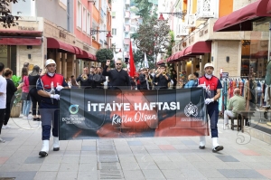 Orduda itfaiye haftas cokusu