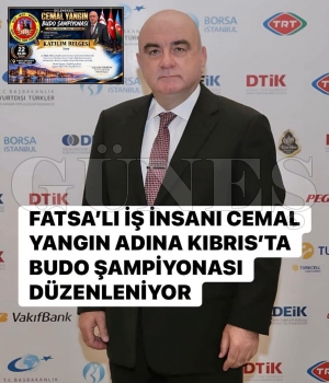 Fatsa�l� i� insan� Cemal Yang�n ad�na K�br�s�ta Budo �ampiyonas�