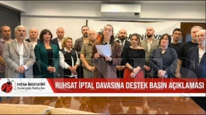 Fatsa �nisiyatifi�nden maden ruhsat ihalesinin iptali davas�na destek