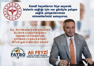 FATBO'DAN SAĞLIKÇILARA FINDIKLI MORAL FATBO'DAN SAĞLIKÇILARA FINDIKLI MORAL