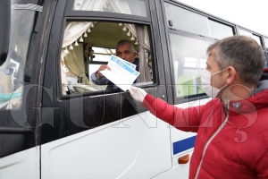 Toplu ta��ma ara�lar� dezenfeksiyon istasyonu hizmete girdi