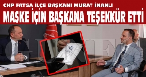 Çok güzel hareketler bunlar... CHP Fatsa ilçe başkanı Murat İnanlı’dan başkan Kibar’a teşekkür Çok güzel hareketler bunlar... CHP Fatsa ilçe başkanı Murat İnanlı’dan başkan Kibar’a teşekkür