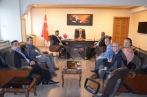 KAYMAKAM YAPICI'YA SALIK-SEN'DEN ZYARET