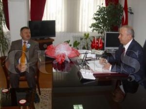 Vergi Dairesi Mdr ve alanlar Kaymakam Ziyaret Etti