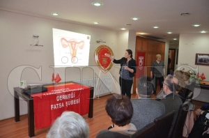 FATSA’DA “KADIN SAĞLIĞI” KONFERANSI FATSA’DA “KADIN SAĞLIĞI” KONFERANSI