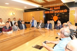 AK Parti İlçe teşkilatı bayramlaştı AK Parti İlçe teşkilatı bayramlaştı
