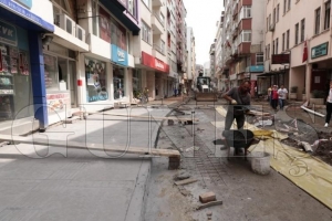 Fatsa’da baskı beton kaldırım ve yol çalışmaları Fatsa’da baskı beton kaldırım ve yol çalışmaları