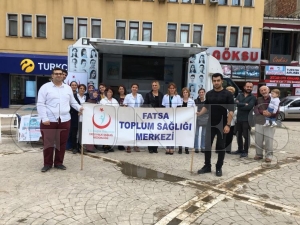 Fatsa'da Dünya Yürüyüş Günü etkinliği Fatsa'da Dünya Yürüyüş Günü etkinliği