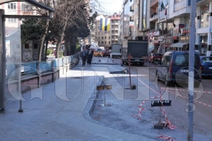 1,5 yılda 50 bin metrekare baskı beton kaldırım yapıldı 1,5 yılda 50 bin metrekare baskı beton kaldırım yapıldı