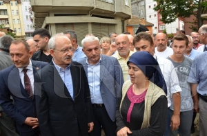 Kılıçdaroğlu, Fatsa’da sel bölgesinde Kılıçdaroğlu, Fatsa’da sel bölgesinde