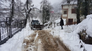 Fatsa Belediyesi kırsalda karla mücadele çalışmasını sürdürüyor Fatsa Belediyesi kırsalda karla mücadele çalışmasını sürdürüyor