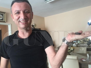Fatsa’da gergedan böceği bulundu Fatsa’da gergedan böceği bulundu