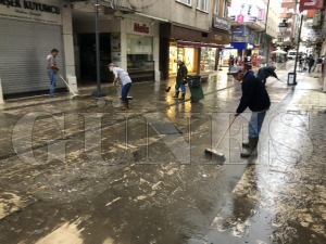 Fatsa’da sağanak etkili oldu Fatsa’da sağanak etkili oldu