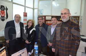 Ergn Ta gazetemizi ziyaret etti...  Ta Milletimiz bu  referandum ile kaderini  yeniden tayin edecek