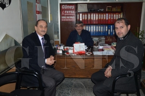 Mustafa Kemal Kaymak gazetemizi ziyaret etti