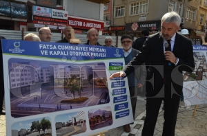 Bakan Ylmaz Fatsada projeleri anlatt
